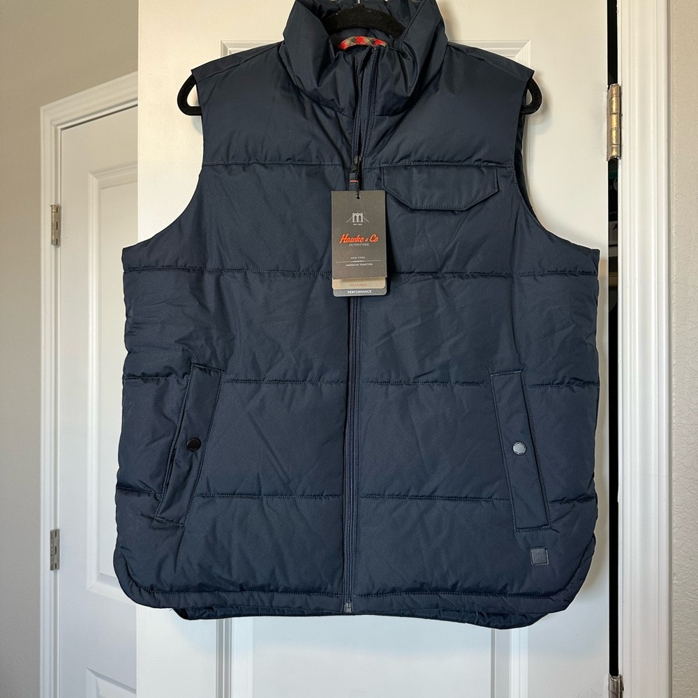 Hawke & Co Men's Navy Puffer Vest